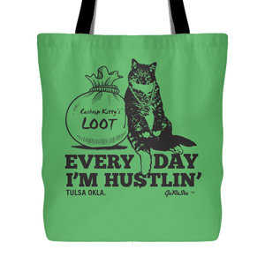 Cashnip Kitty Daily Hu$tle Totes - More tote styles available