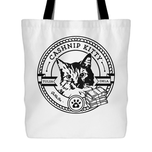Cashnip Kitty Official Fan Club Tote Black Logo